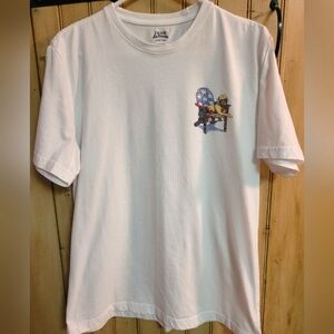 IZOD Saltwater T Shirt, Mens Size Large, White